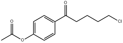 4'-ACETOXY-5-CHLOROVALEROPHENONE 结构式