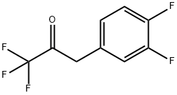 3-(3,4-DIFLUOROPHENYL)-1,1,1-TRIFLUORO-2-PROPANONE Struktur