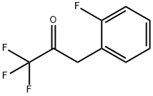 3-(2-FLUOROPHENYL)-1,1,1-TRIFLUORO-2-PROPANONE Struktur