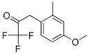1,1,1-TRIFLUORO-3-(4-METHOXY-2-METHYL-PHENYL)-PROPAN-2-ONE Struktur