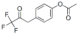 3-(4-ACETOXYPHENYL)-1,1,1-TRIFLUORO-2-PROPANONE Struktur