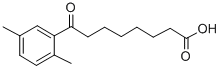 8-(2,5-ジメチルフェニル)-8-オキソオクタン酸 化学構造式