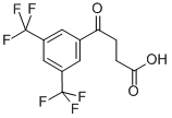 4-(3,5-DITRIFLUOROMETHYLPHENYL)-4-OXOBUTYRIC ACID Struktur