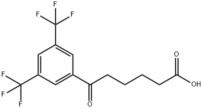 6-(3,5-DITRIFLUOROMETHYLPHENYL)-6-OXOHEXANOIC ACID price.