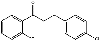 2'-CHLORO-3-(4-CHLOROPHENYL)PROPIOPHENONE Structure