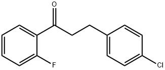 3-(4-CHLOROPHENYL)-2'-FLUOROPROPIOPHENONE Structure