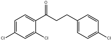 3-(4-CHLOROPHENYL)-2',4'-DICHLOROPROPIOPHENONE Struktur
