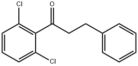 2',6'-ジクロロ-3-フェニルプロピオフェノン 化学構造式