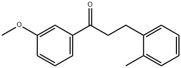 3'-METHOXY-3-(2-METHYLPHENYL)PROPIOPHENONE Structure