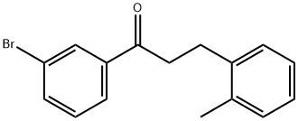 3'-BROMO-3-(2-METHYLPHENYL)PROPIOPHENONE Structure