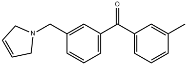 3-METHYL-3'-(3-PYRROLINOMETHYL) BENZOPHENONE price.