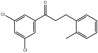 3',5'-DICHLORO-3-(2-METHYLPHENYL)PROPIOPHENONE Structure