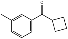 シクロブチル3-メチルフェニルケトン 化学構造式