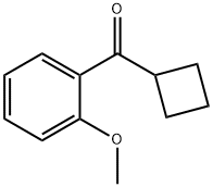 シクロブチル2-メトキシフェニルケトン 化学構造式