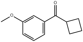 シクロブチル3-メトキシフェニルケトン 化学構造式