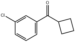 3-CHLOROPHENYL CYCLOBUTYL KETONE Structure