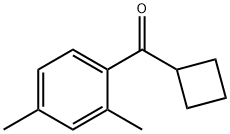 CYCLOBUTYL 2,4-DIMETHYLPHENYL KETONE Structure