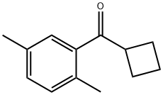 CYCLOBUTYL 2,5-DIMETHYLPHENYL KETONE Structure