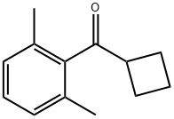 シクロブチル2,6-ジメチルフェニルケトン 化学構造式