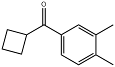 CYCLOBUTYL 3,4-DIMETHYLPHENYL KETONE Struktur
