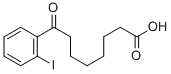8-(2-ヨードフェニル)-8-オキソオクタン酸 化学構造式