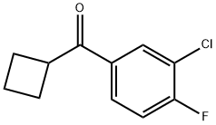 3-CHLORO-4-FLUOROPHENYL CYCLOBUTYL KETONE