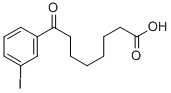 8-(3-IODOPHENYL)-8-OCTANOIC ACID Struktur