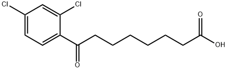 8-(2,4-ジクロロフェニル)-8-オキソオクタン酸 化学構造式