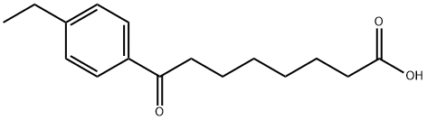 8-(4-ETHYLPHENYL)-8-OXOOCTANOIC ACID Structure