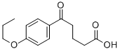 5-OXO-5-(4-N-PROPOXYPHENYL)VALERIC ACID Structure