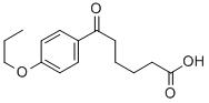 6-OXO-6-(4-N-PROPOXYPHENYL)HEXANOIC ACID Structure