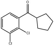 CYCLOPENTYL 2,3-DICHLOROPHENYL KETONE 结构式