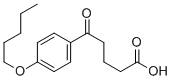 5-OXO-5-(4-PENTYLOXYPHENYL)VALERIC ACID Structure