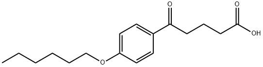 5-(4-HEXYLOXYPHENYL)-5-OXOVALERIC ACID Structure