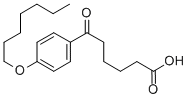 6-(4-HEPTYLOXYPHENYL)-6-OXOHEXANOIC ACID 结构式