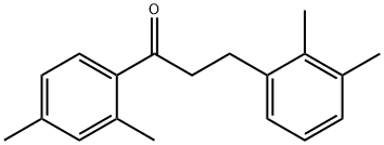 2',4'-DIMETHYL-3-(2,3-DIMETHYLPHENYL)PROPIOPHENONE Structure