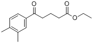 ETHYL 5-(3,4-DIMETHYLPHENYL)-5-OXOVALERATE Structure