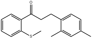 3-(2,4-DIMETHYLPHENYL)-2'-THIOMETHYLPROPIOPHENONE price.