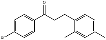 4'-BROMO-3-(2,4-DIMETHYLPHENYL)PROPIOPHENONE Structure