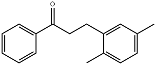 3-(2,5-ジメチルフェニル)プロピオフェノン 化学構造式