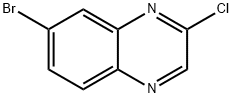 7-溴-2-氯喹喔啉 结构式