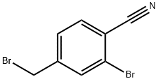 3-Bromo-4-cyanobenzyl bromide Struktur