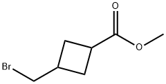 3-(溴甲基)环丁烷羧酸甲酯 结构式