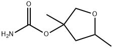 Carbamic acid, tetrahydro-3,5-dimethyl-3-furyl ester (7CI) Struktur
