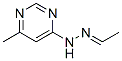 Acetaldehyde, (6-methyl-4-pyrimidinyl)hydrazone (7CI) Struktur