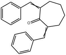 2,7-DIBENZYLIDENECYCLOHEPTANONE 结构式