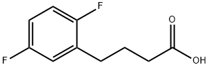 4-(2,5-difluorophenyl)butanoic acid Structure