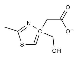 4-Thiazolemethanol,2-methyl-,acetate(ester)(7CI,9CI) Structure