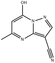 5-甲基-7-氧代-1,7-二氢吡唑并[1,5-A]嘧啶-3-甲腈 结构式