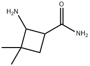 Cyclobutanecarboxamide, 2-amino-3,3-dimethyl- (7CI) Struktur